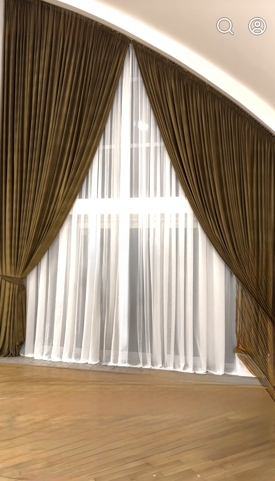 SET OBLIG DRAPERIE CATIFEA , CULOARE MARO, PERDEA TRIPLUVOAL ALB. Cod. Produs: 297109