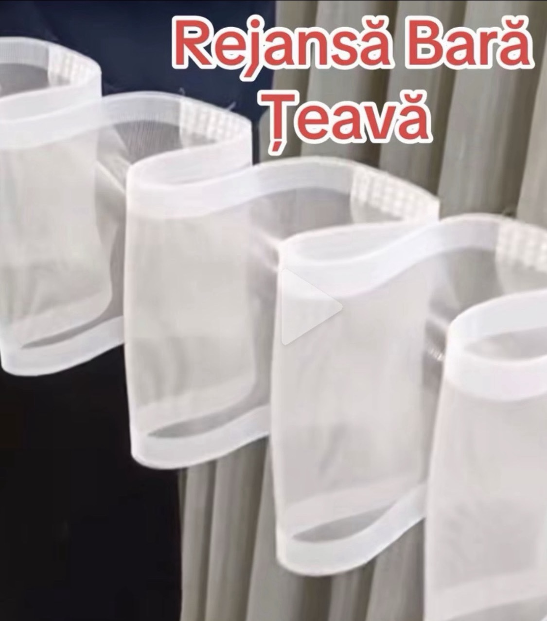 Set Draperii Ivoire cu Perdea Albă și Bandă Decorativă cu Franjuri
Cod: 321897 - imagine 3